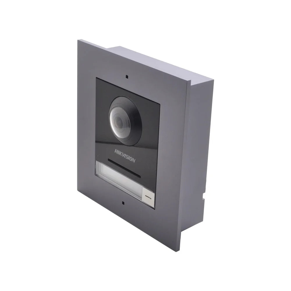 Hikvision DS-KD8003-IME1(B) 2MP IP Video Kapı İstasyonu – Gece Görüşü, PoE ve İnterkom Fonksiyonlu Dış Mekan Modülü