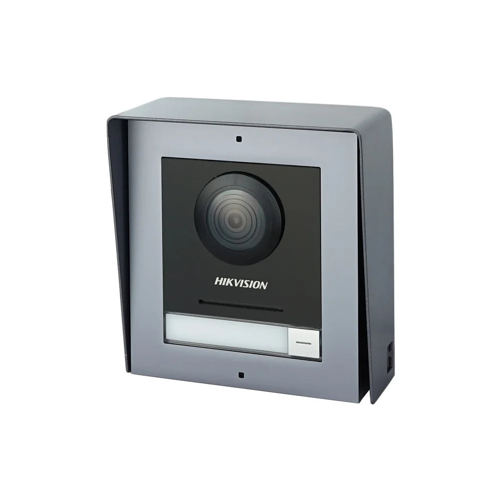Hikvision DS-KD8003-IME1(B) 2MP IP Video Kapı İstasyonu – Gece Görüşü, PoE ve İnterkom Fonksiyonlu Dış Mekan Modülü