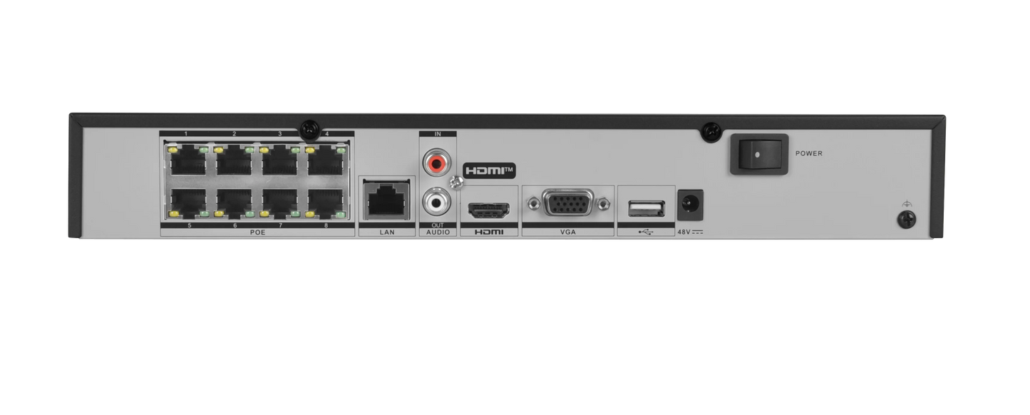 Hikvision DS-7608NXI-K1/8P AcuSense 4K Netzwerkrekorder