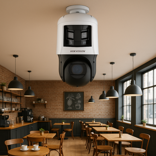 Hikvision DS-2SE4C425MWG-E(14F0) 4MP & 6MP TandemVu PTZ Speed Dome Kamera – 25× optischer Zoom, 100 m IR & AcuSense KI-Erkennung