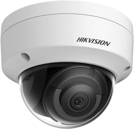 Full System mit 4K AcuSense  Kameras und NVR, HIKVISION DS-2CD2183G2-IU 8 MP Dome IP-Kamera, integriertes Mikrofon, 30 m IR, WDR 120 dB, H.265+, IK10 & IP67