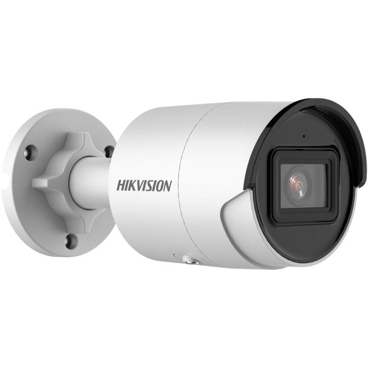 Full System mit 4K AcuSense  Kameras und NVR, HIKVISION DS-2CD2083G2-IU, 8 MP  Bullet IP-Kamera, integriertes Mikrofon, 40 m IR, WDR 120 dB, H.265+, IP67