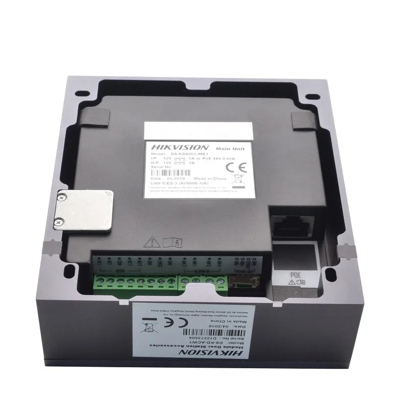 Hikvision DS-KD8003-IME1(B) 2MP IP Video Türstation – Außenmodul mit Nachtsicht, PoE & Gegensprechfunktion